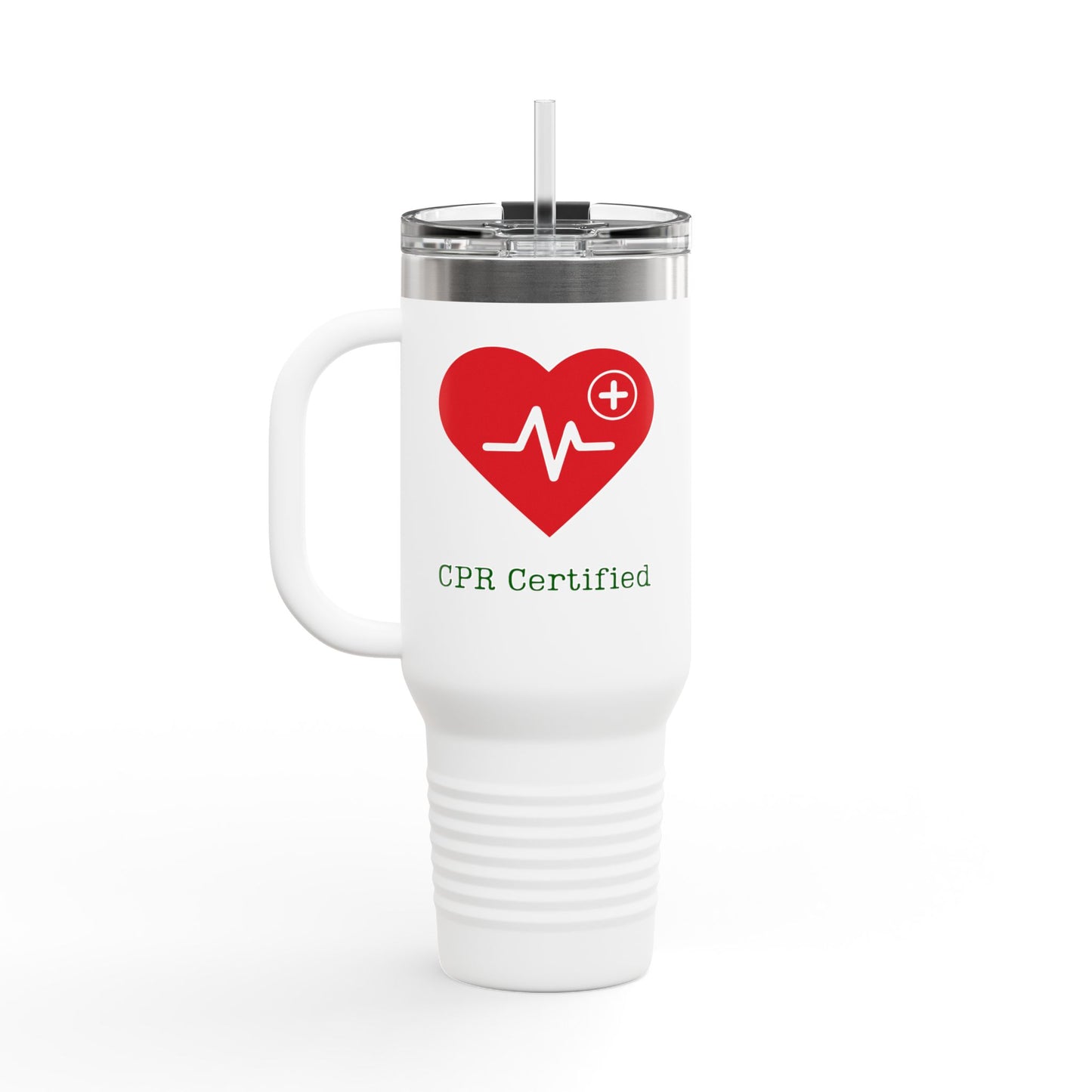 CPR Certified 'Nurse Ashley' 40oz Insulated Travel Mug | Coffee Lover Gift | Appreciation Gift | Medical Professional Mug