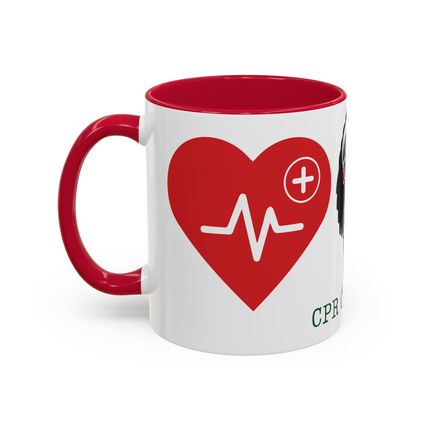 CPR Certified Glossy White Mug | Nurse "Shannon" Mug | Coffee Lover Gift | Appreciation Gift | Medical Professional Mug11oz, 15oz)