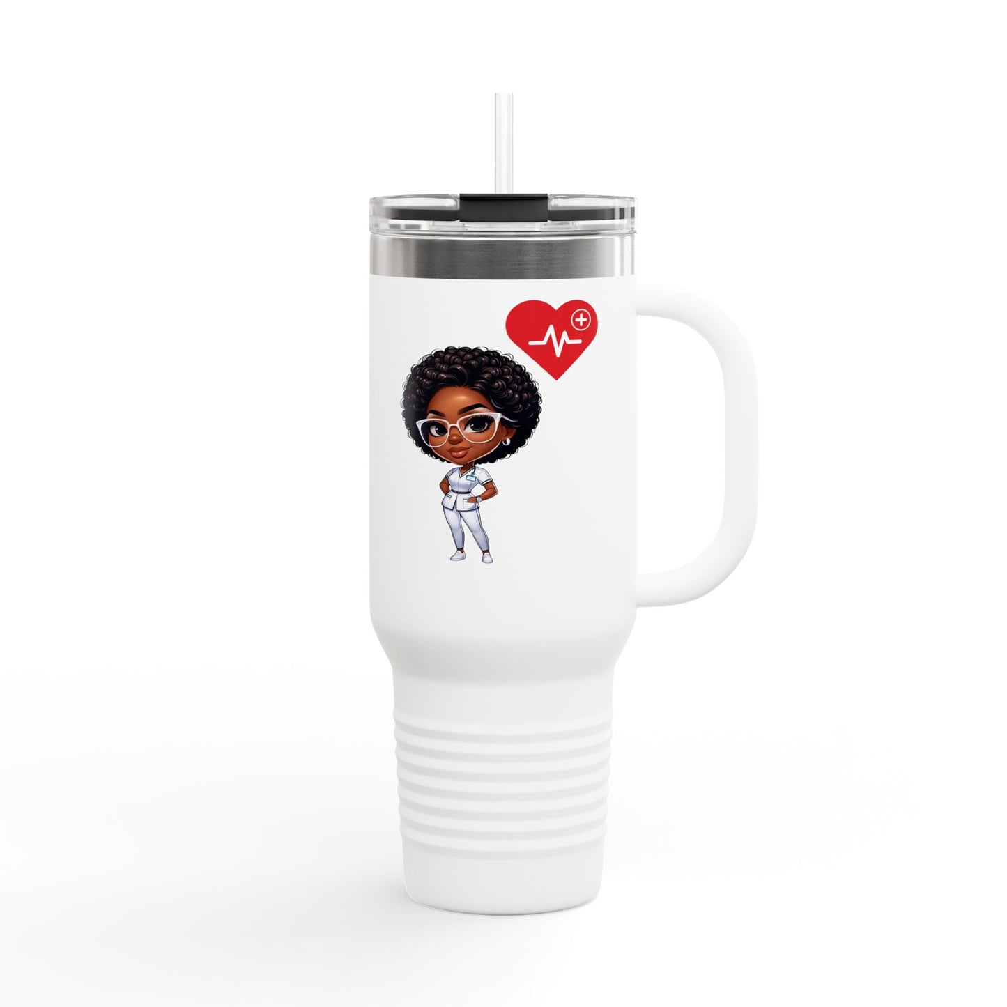 CPR Certified 'Nurse Dana' 40oz Insulated Travel Mug | Coffee Lover Gift | Appreciation Gift | Medical Professional Mug